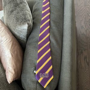 Purple and Gold LSU Tie